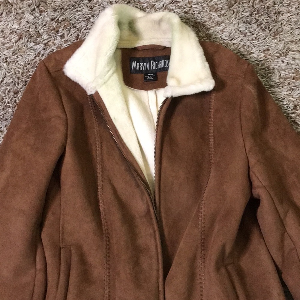 Marvin Richards faux leather coat - Picture 3 of 7